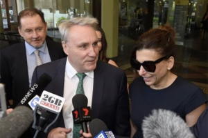 Michael Cranston outside court