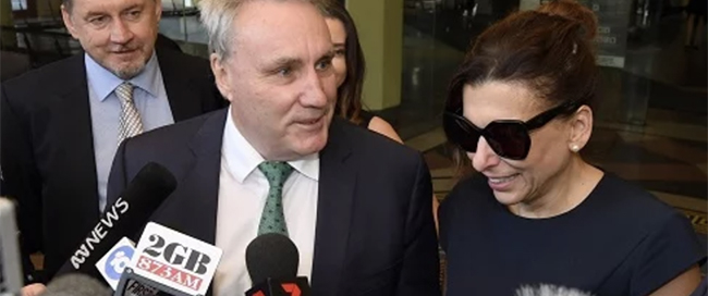 Michael Cranston outside court